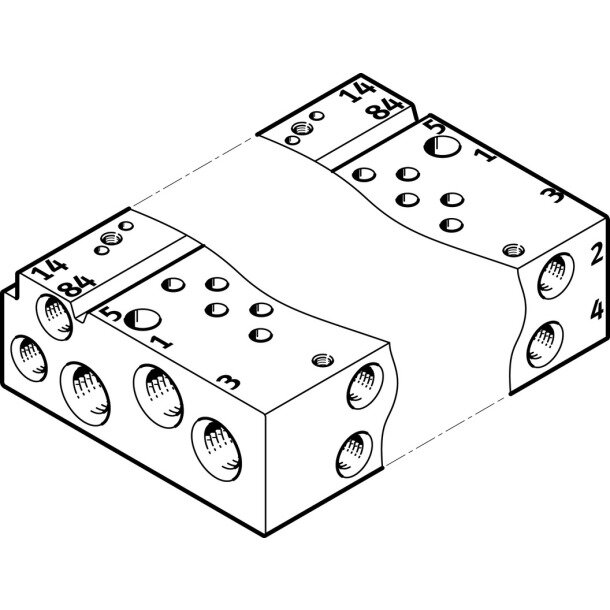 VABM-L1-10AW-M7-16 Anschlussleiste