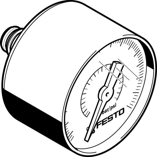 PAGN-40-232P-P10 Manometer