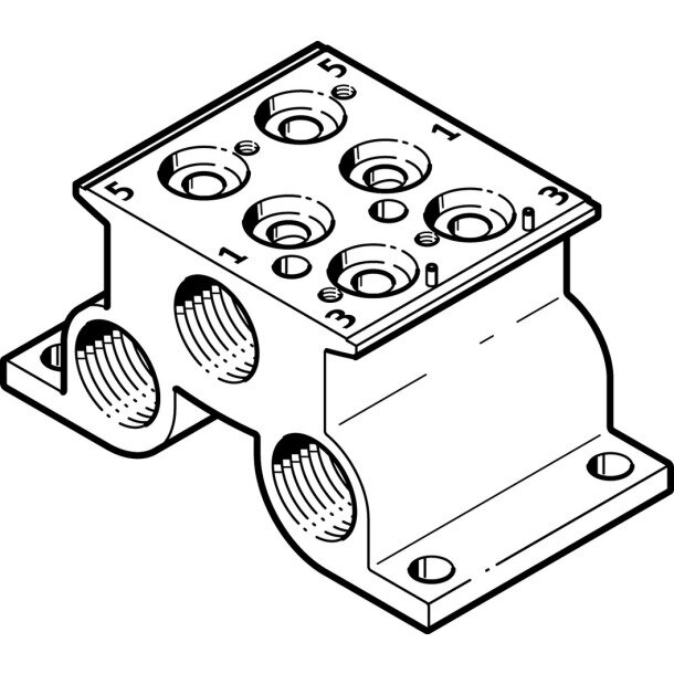 CPE10-PRS-1/4-2 Anschlussblock