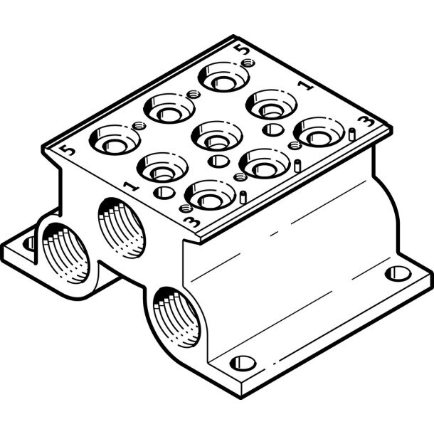 CPE18-PRS-3/8-3 Anschlussblock