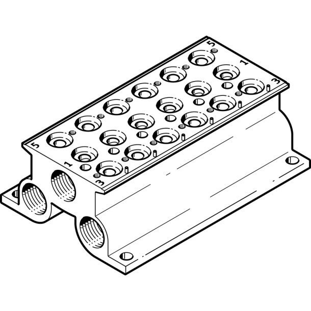 CPE14-PRS-3/8-6 Anschlussblock