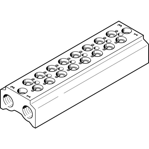 CPE14-3/2-PRS-3/8-8-NPT Anschlussblock