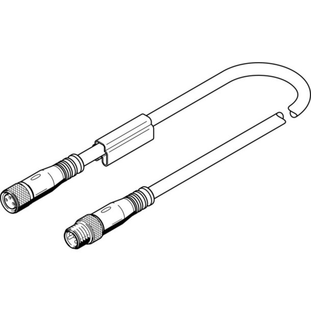 NEBU-M8G3-K-2.5-M8G4 Verbindungsleitung