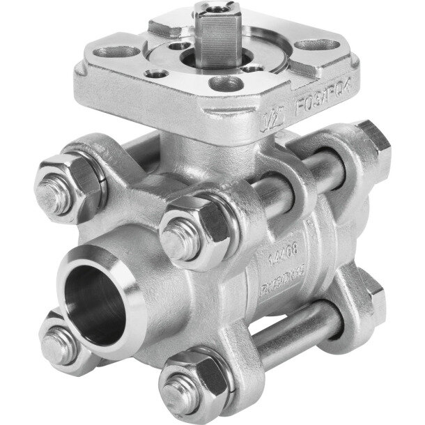 VZBA-11/4"-WW-63-T-22-F0405-V4V4T Kugelhahn