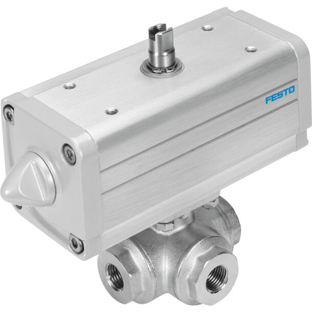 VZBA-11/4"-GGG-63-32T-F0405-V4V4T-PP60-R Kugelhahn-Antriebseinheit