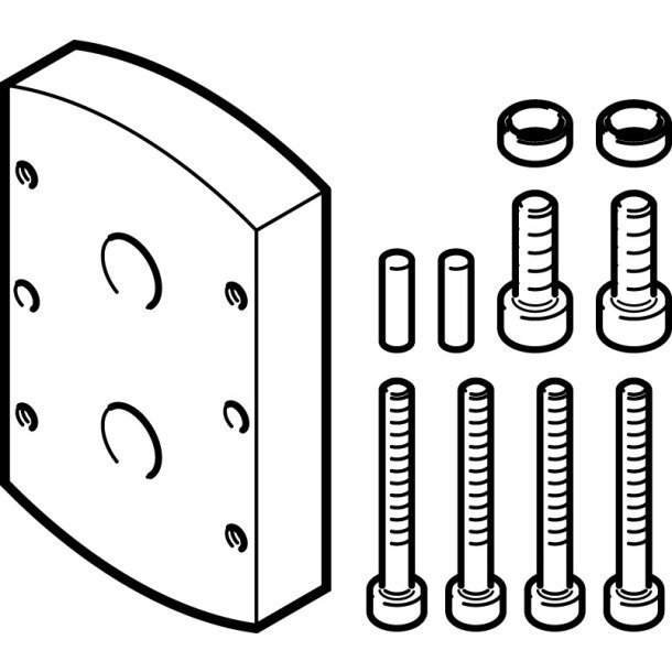 DHAA-G-Q11-20-B5-16 Adapterbausatz