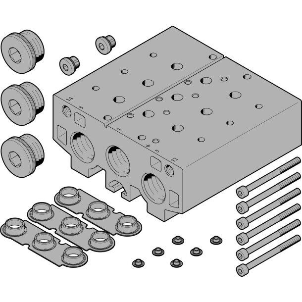 VABM-B10-30E-G34-2 Anschlussblock