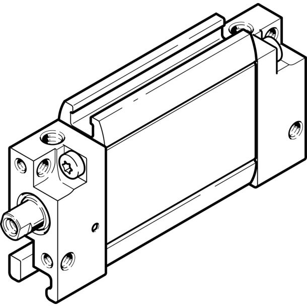 DZF-12-10-P-A Flachzylinder