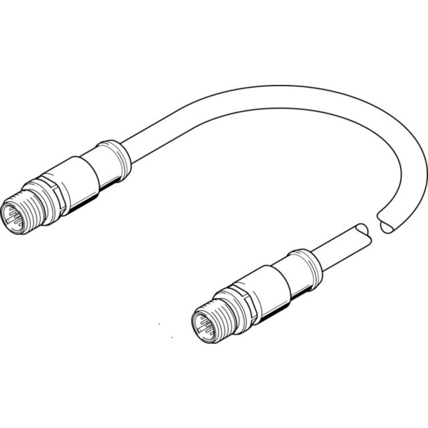 NEBS-SM12G12-E-0.3-N-M12G12 Verbindungsleitung