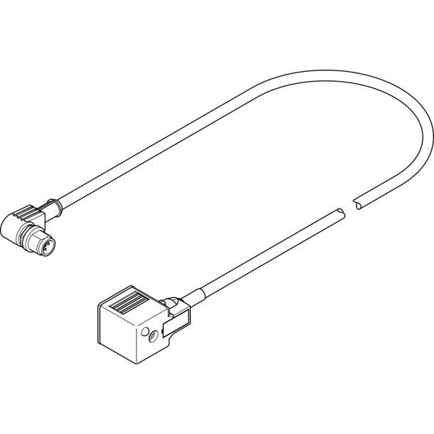 NEBV-A1W3-K-0.6-N-M12W3 Verbindungsleitung