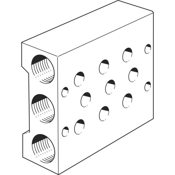 PRS-1/4-3 Anschlussblock