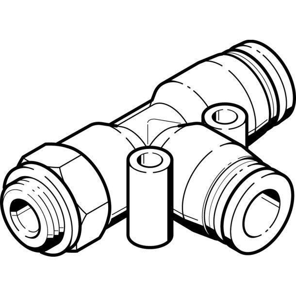 QSTL-G1/2-16 T-Steckverschraubung