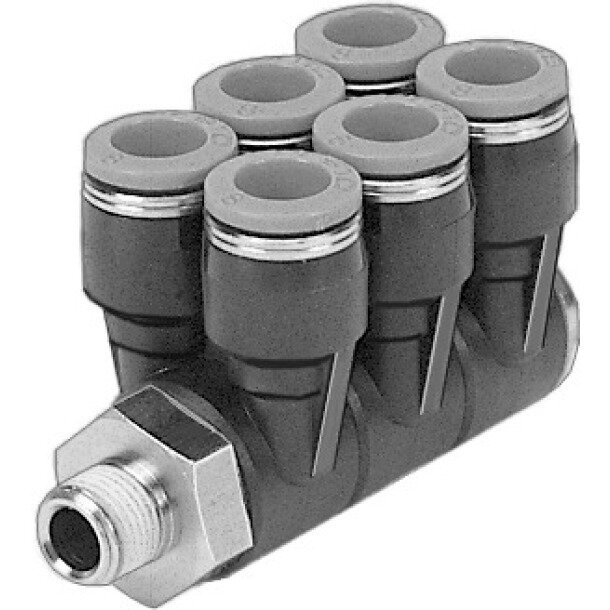 QSLV6-3/8-8 Mehrfachverteiler