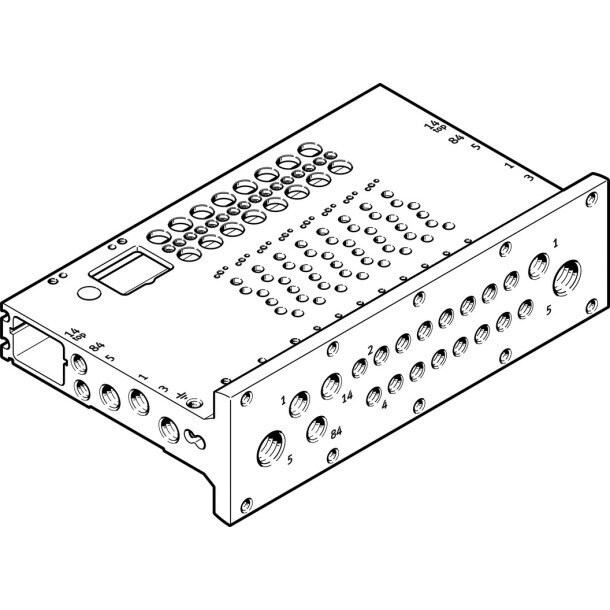 VABM-L1-14HWS2-G14-12-GR Anschlussleiste