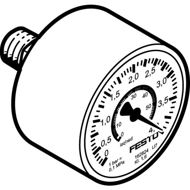 MAP-40-4-1/8-EN Präzisionsmanometer