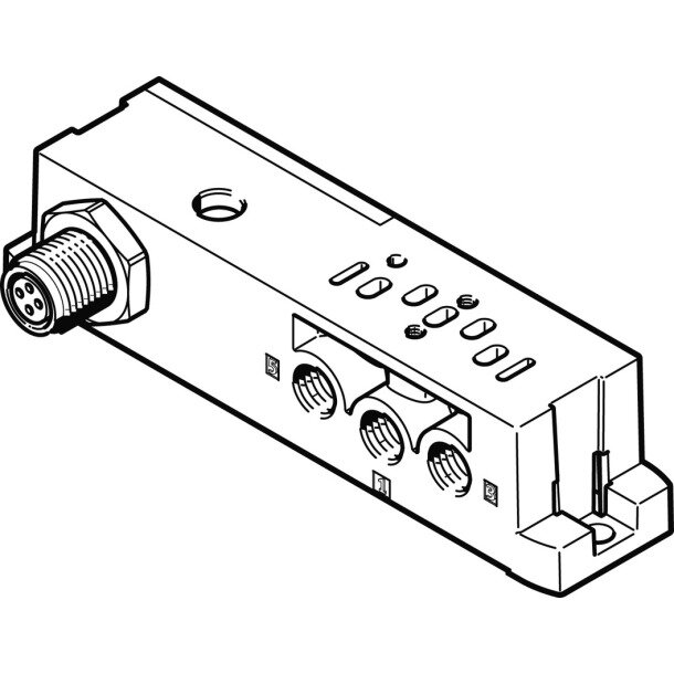 VABS-S4-2S-G18-B-R3 Anschlussplatte