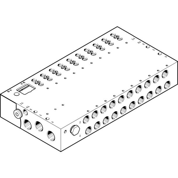 VABM-L1-18W-G38-6-G Anschlussleiste