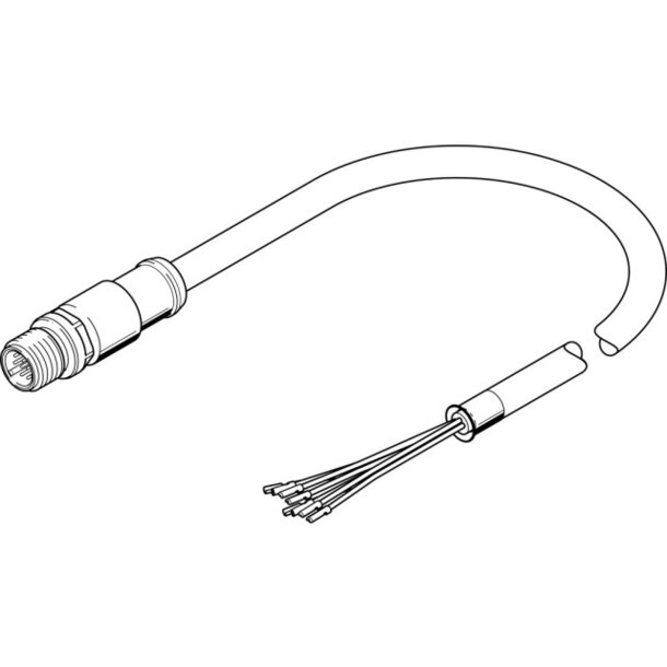 NEBS-SM12G12-E-5-N-LE12 Verbindungsleitung