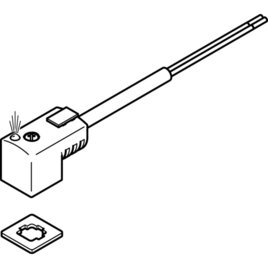 KMEB-3-24-2,5-LED Steckdosenleitung