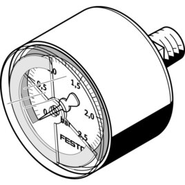 MA-50-2,5-R1/4-E-RG Manometer