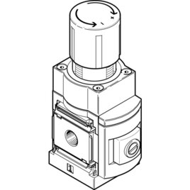 MS6-LRP-1/4-D7-A8 Präzisions-Druckregelventil