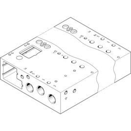 VABM-L1-14G-G14-20-GR Anschlussleiste
