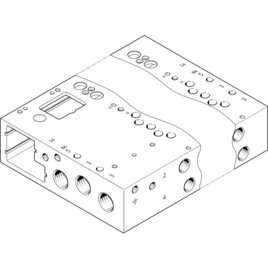 VABM-L1-14W-G14-4-GR Anschlussleiste