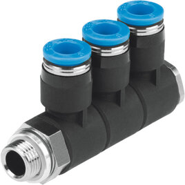 QSLV3-G1/4-10 Mehrfachverteiler