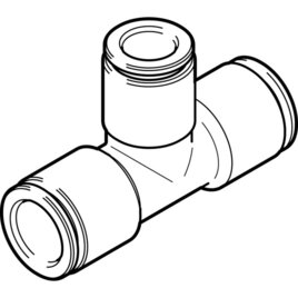 NPQH-T-Q10-Q8-P10 T-Steckverbindung