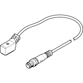 NEBV-Z4WA2L-R-E-2.5-N-M8G3-S1 Verbindungsleitung