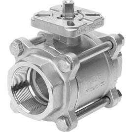 VZBA-21/2"-GG-63-T-22-F0710-V4V4T Kugelhahn
