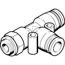 QSTL-G1/2-16 T-Steckverschraubung