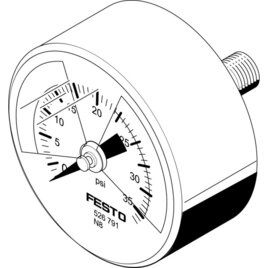 MA-50-36-R1/4-PSI-E-RG Manometer