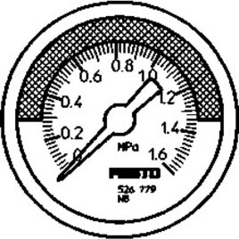 MA-50-1,6-R1/4-MPA-E-RG Manometer