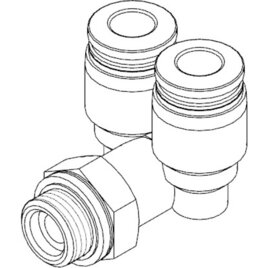 QSYL-G3/8-12 Y-Steckverschraubung