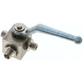 Edelstahl-Hochdruck-3-Wege Kugelhähne, mBA4D550