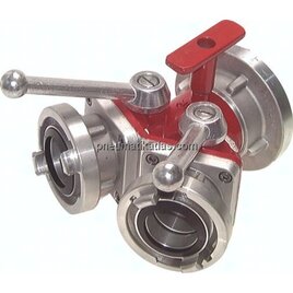 Storz-Verteiler 2-fach mit KugelabsperruC07124300